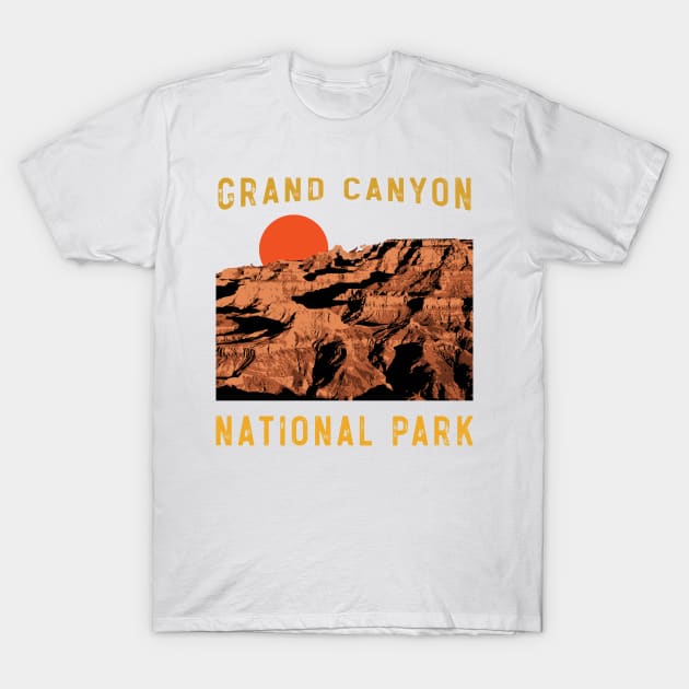 Vintage Grand Canyon National Park Arizona Desert Mountain T-Shirt by mrsmitful01